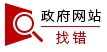 政府网站找错图标